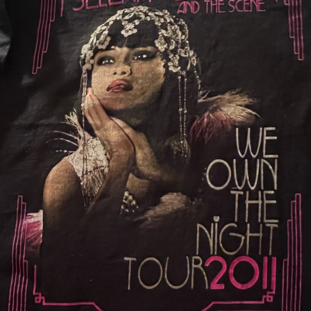 Anvil Black Graphic Tee - We Own the Night Tour 2011